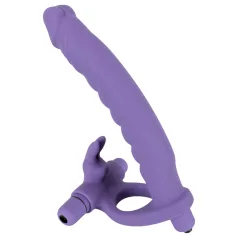   You2Toys - vibrátor 3v1 - anální, vaginální, klitoriální - fialový