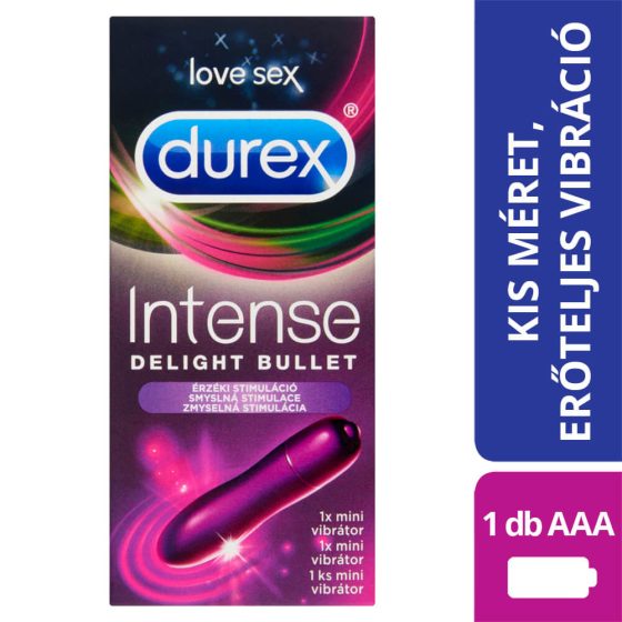 Durex Delight Bullet - tyčový vibrátor (fialový)