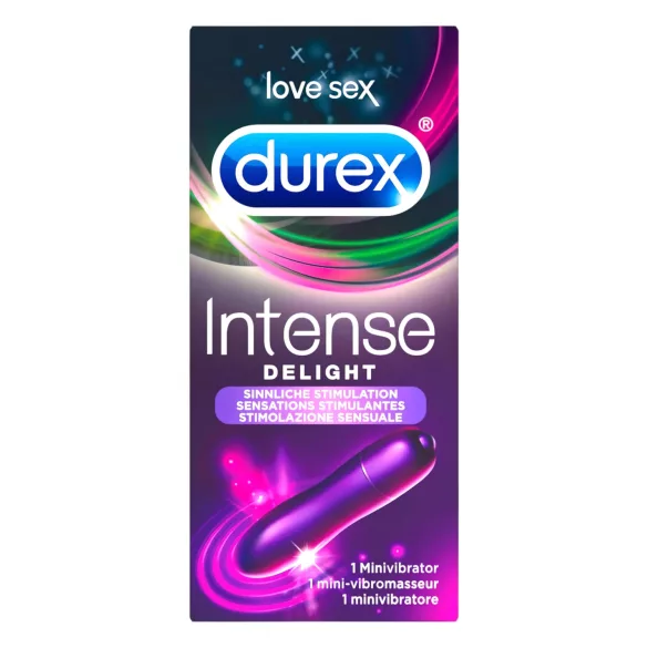 Durex - mini vibrátor bullet - intenzivní stimulace - fialový