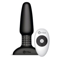   B-Vibe rimming Remote Control Plug - anální vibrátor (černý)