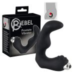   Rebel prostatě vibrator - zahnutý vibrátor na prostatu (černý)