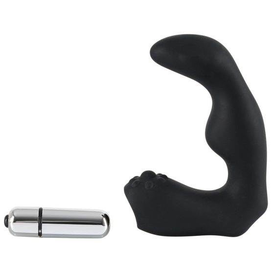Rebel prostatě vibrator - zahnutý vibrátor na prostatu (černý)