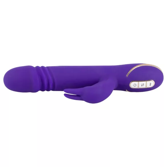 Vibe Couture Rabbit Skater - Králičí, tlačící vibrátor (fialový)