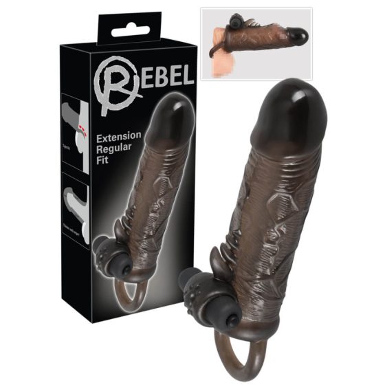 Rebel Regular - vibrační návlek na penis (19cm)