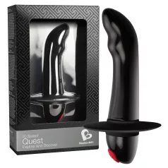   Quest - vibrátor na prostatu pro začátečníky - 10 režimů - černý