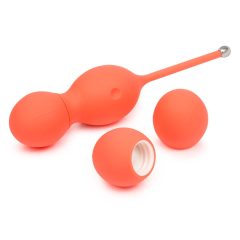   We-Vibe Bloom - Gekončí míč na baterie s vyměnitelným závažím (oranžový)