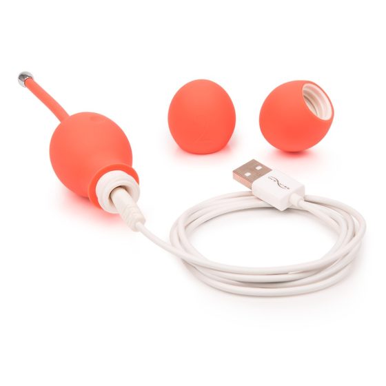 We-Vibe Bloom - Gekončí míč na baterie s vyměnitelným závažím (oranžový)
