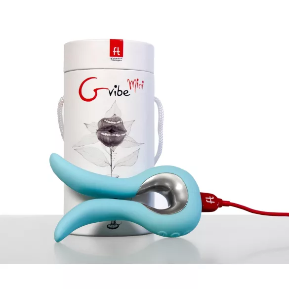 G-vibe Mini - vibrátor na G-bod - silikonový - USB nabíjení - mátový