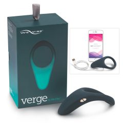   We-Vibe Verge - nabíjateľný, vibrujúci krúžok na penis (sivý)