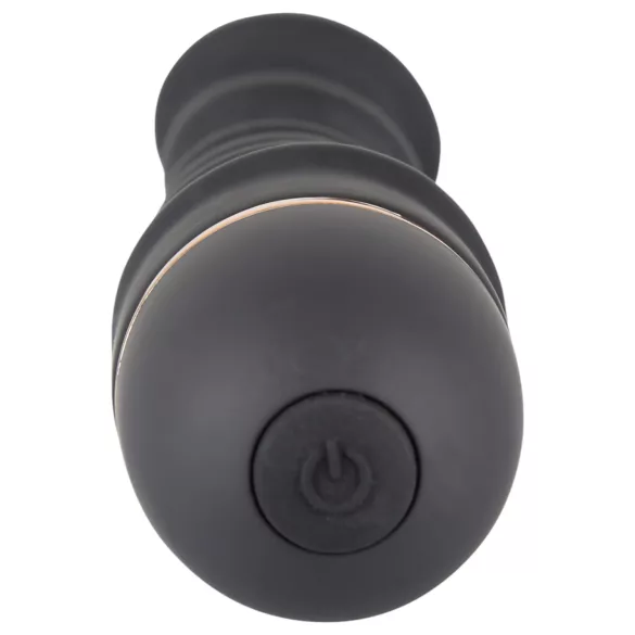 You2Toys - vibrátor s vlnkami - ohebný, žebrovaný - černý