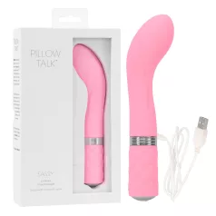   Pillow Talk Sassy - akumulátorový vibrátor na bod G (růžový)