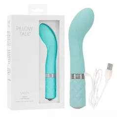   Pillow Talk Sassy - vibrátor na bod G - dobíjecí - tyrkysový