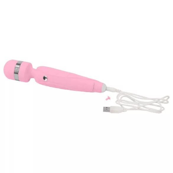 Pillow Talk Cheeky Wand - akumulátorový masážní vibrátor (růžový)