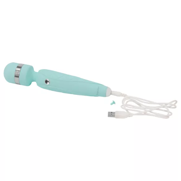 Pillow Talk Cheeky Wand - masážní vibrátor na baterie - tyrkysový