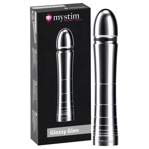 mystim - elektro dildo - lesklý povrch