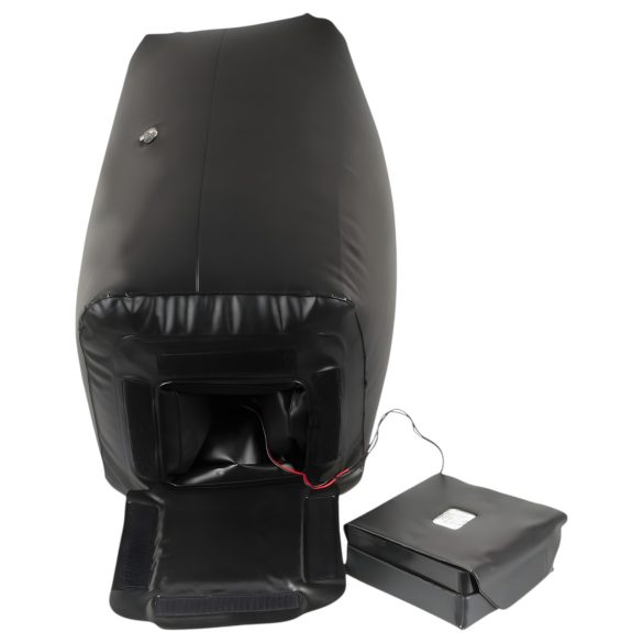 Dark Magic - elektrický sex-stroj s lůžkem (černá)