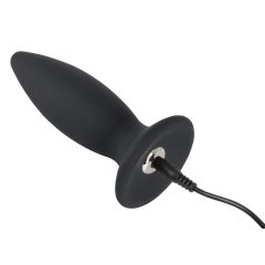   Black Velvet M - nabíjecí anální vibrátor pro středně pokročilé (černý)