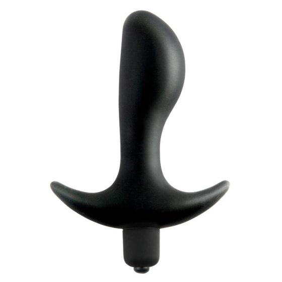 analfantasy perfect plug - vodotěsný silikonový vibrátor na prostatu (černý)