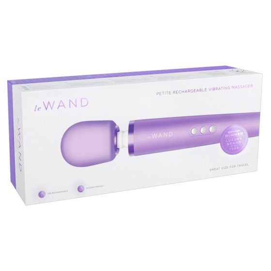 Le Wand Petite - exkluzivní bezdrátový masážní vibrátor (fialový)