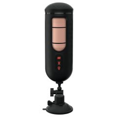   PDX Elite Mega MILKER - vibrační umělá vagína na dojení penisu (černá)