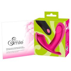   SMILE Panty - nabíjecí připínací vibrátor na dálkové ovládání (růžové)