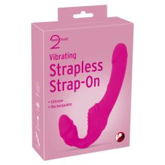   You2Toys Vibrating Strapless Strap-On - připínací vibrátor bez upevňovacího pásu (růžový)