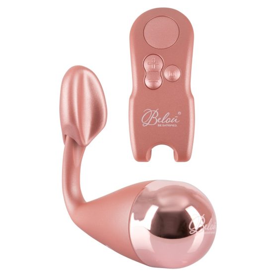 Belou - Vibrační vajíčko a vibrátor na klitoris v jednom (růžové zlato)