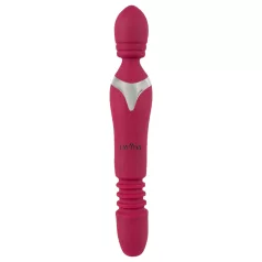 Javida Thrusting - 3v1 masážní vibrátor (červený)
