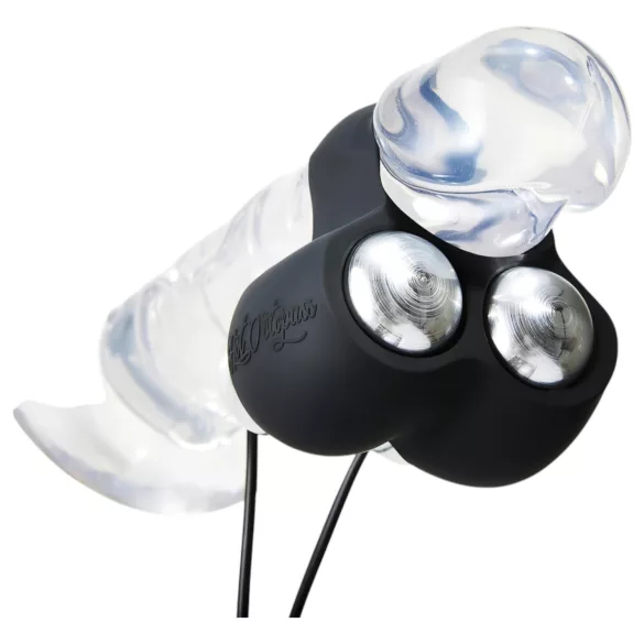 HOT Octopuss JETT - vibrační stimulátor žaludu - 2 motory - černý