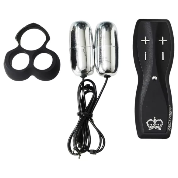 HOT Octopuss JETT - vibrační stimulátor žaludu - 2 motory - černý