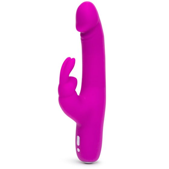 Happyrabbit Realistic Slim - vodotěsný, dobíjecí vibrátor s hůlkou (fialový)