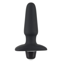   SMILE Butt Plug - nabíjecí silikonový anální vibrátor (černý)