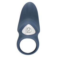   You2Toys Cock Ring - nabíjecí vibrační kroužek na penis (modrý)