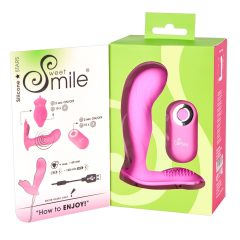   SMILE G-Spot Panty - nabíjecí připínací vibrátor na dálkové ovládání (růžový)