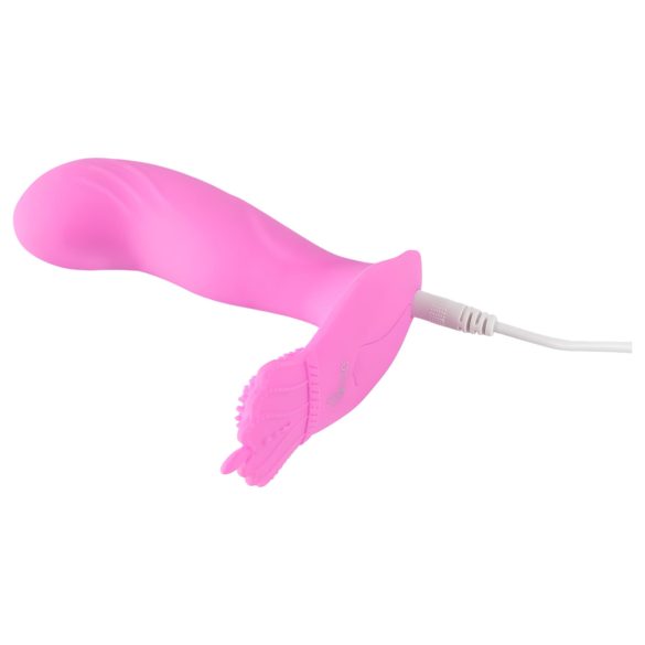 SMILE G-Spot Panty - akumulátorový rádiový vibrátor (růžový)