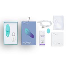   We-Vibe Moxie+ - nabíjecí smart vibrátor na klitoris (tyrkysový)