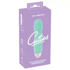 Cuties - mini masážní vibrátor - dobíjecí - zelený