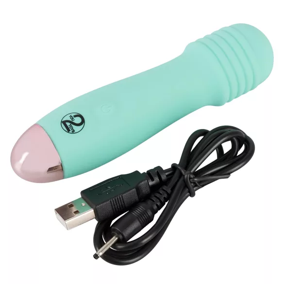 You2Toys - Cuties Mini Wand - akumulátorový mini masážní vibrátor (zelený)