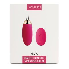   Svakom Elva - nabíjecí vibrační vajíčko na dálkové ovládání (červené)