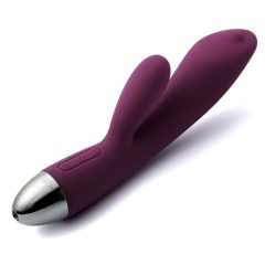   Svakem Trysta – vodotěsný vibrátor s ramenem na klitoris a pohyblivou kuličkou (fialový)