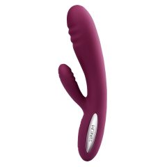   Svakom Adonis - vodotěsný vibrátor s ramínkem na klitoris a funkcí ohřevu (fialový)