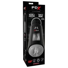   PDX Ultimate Milker - dobíjecí masturbátor s hlavou penisu (černý)