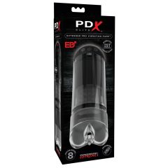   PDX Elite Extender Pro - nabíjecí sací masturbátor vagína (černý)