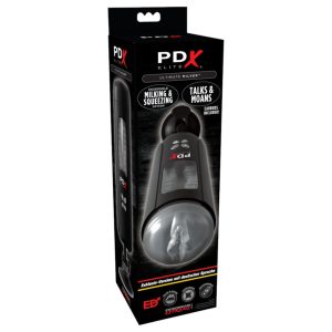 PDX Ultimate Milker - masturbátor s dobíjecí hlavou penisu (černý)