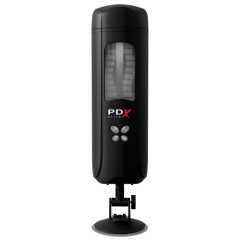   PDX Ultimate Milker - masturbátor s dobíjecí hlavou penisu (černý)