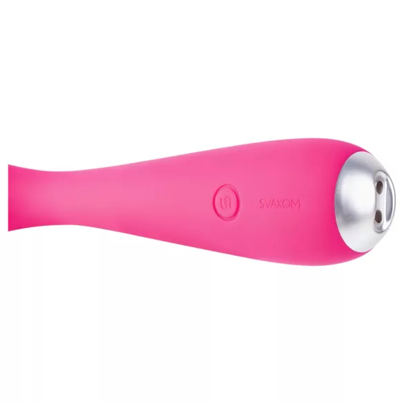 Svakom Iris - vibrátor na G-bod - akumulátor, vodotěsný, červený