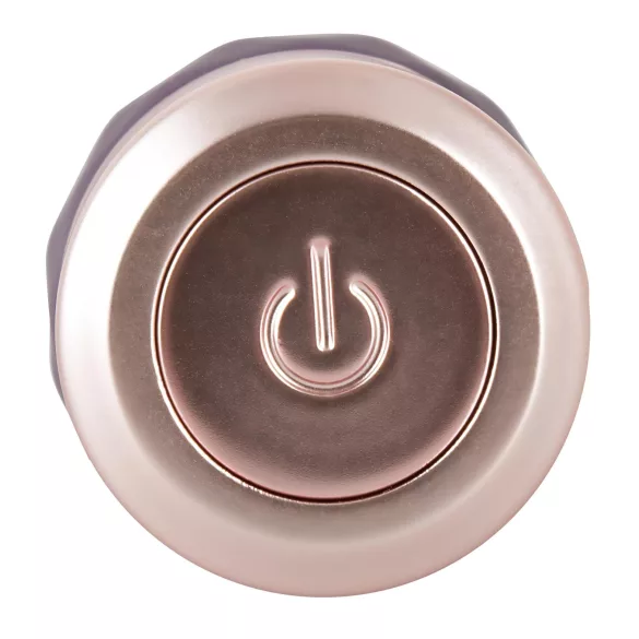 You2Toys - vibrátor s diamantovým vzhledem - dobíjecí, fialový