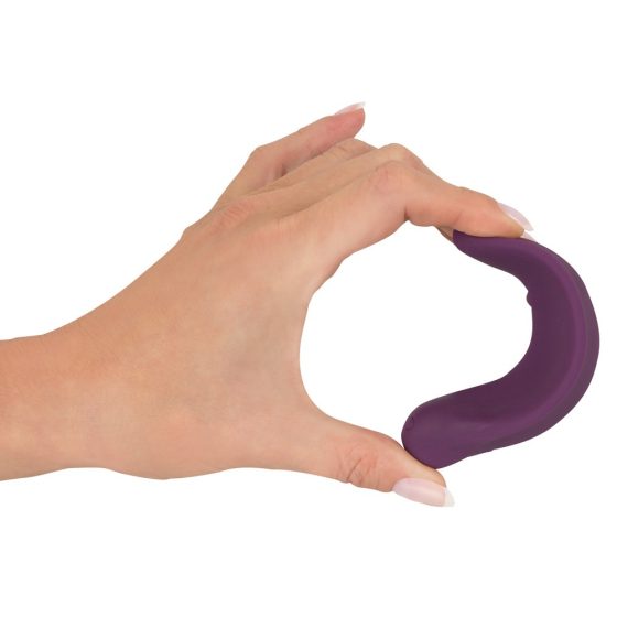 Smile Panty - cordless, radio, waterproof clitoral vibrator (purple)