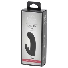   Fifty Shades of Grey - vibrátor s ramínkem na klitoris - černý