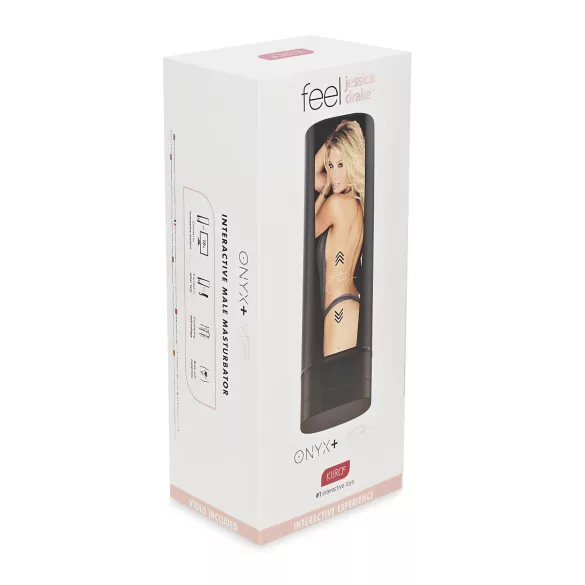 Kiiroo Onyx+ Jessica Drake - interaktivní masturbátor - černý